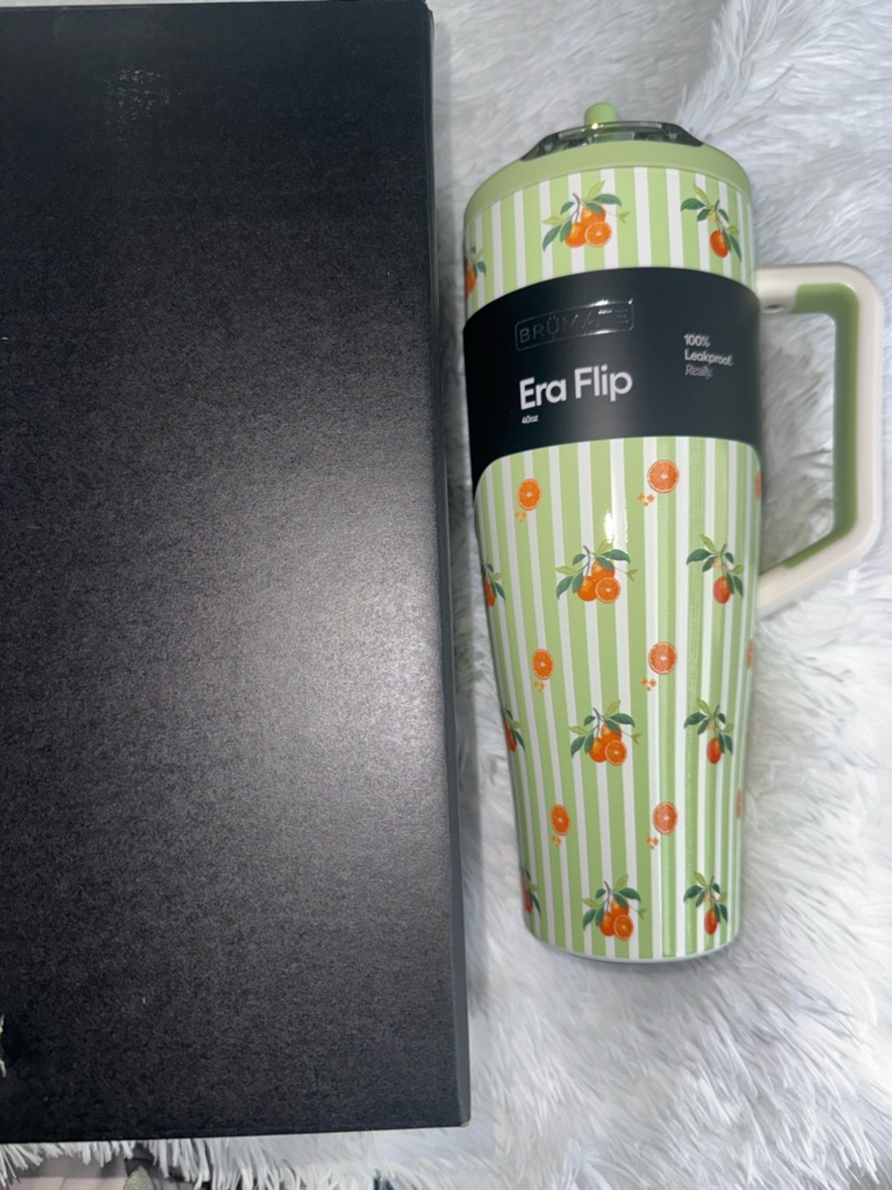 Brumate citrus stripes 40 o era  - Green Stripe with Orange Citrus